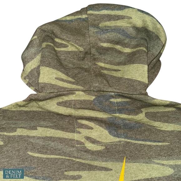 Aviator Nation Bolt Zip Hoodie Camo Lightning Graphic Full Zip Sweatshirt Med - Picture 11 of 16